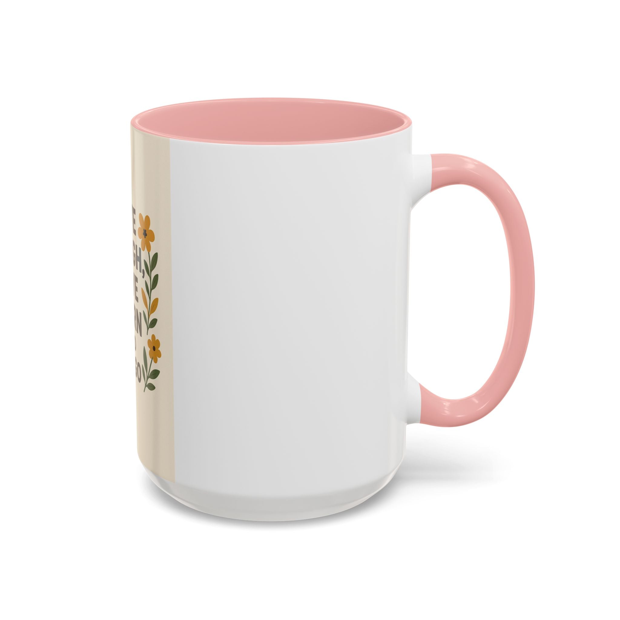 Inspirational Floral Coffee Mug - Live Laugh Love Learn