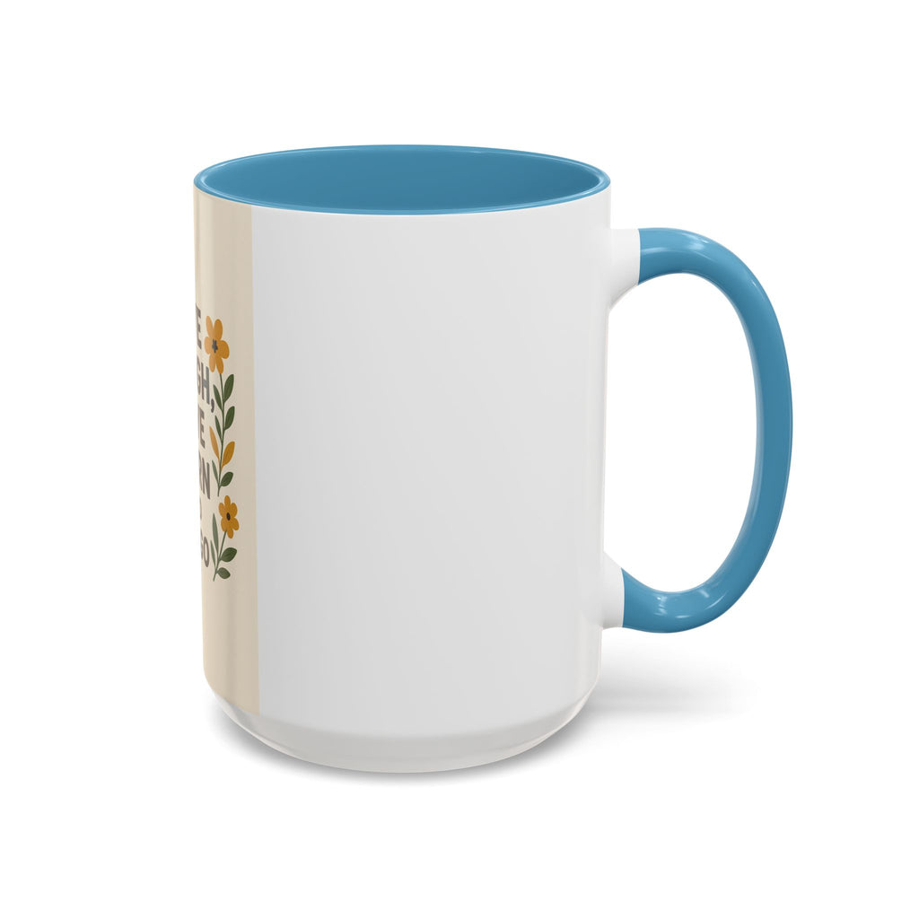 Inspirational Floral Coffee Mug - Live Laugh Love Learn