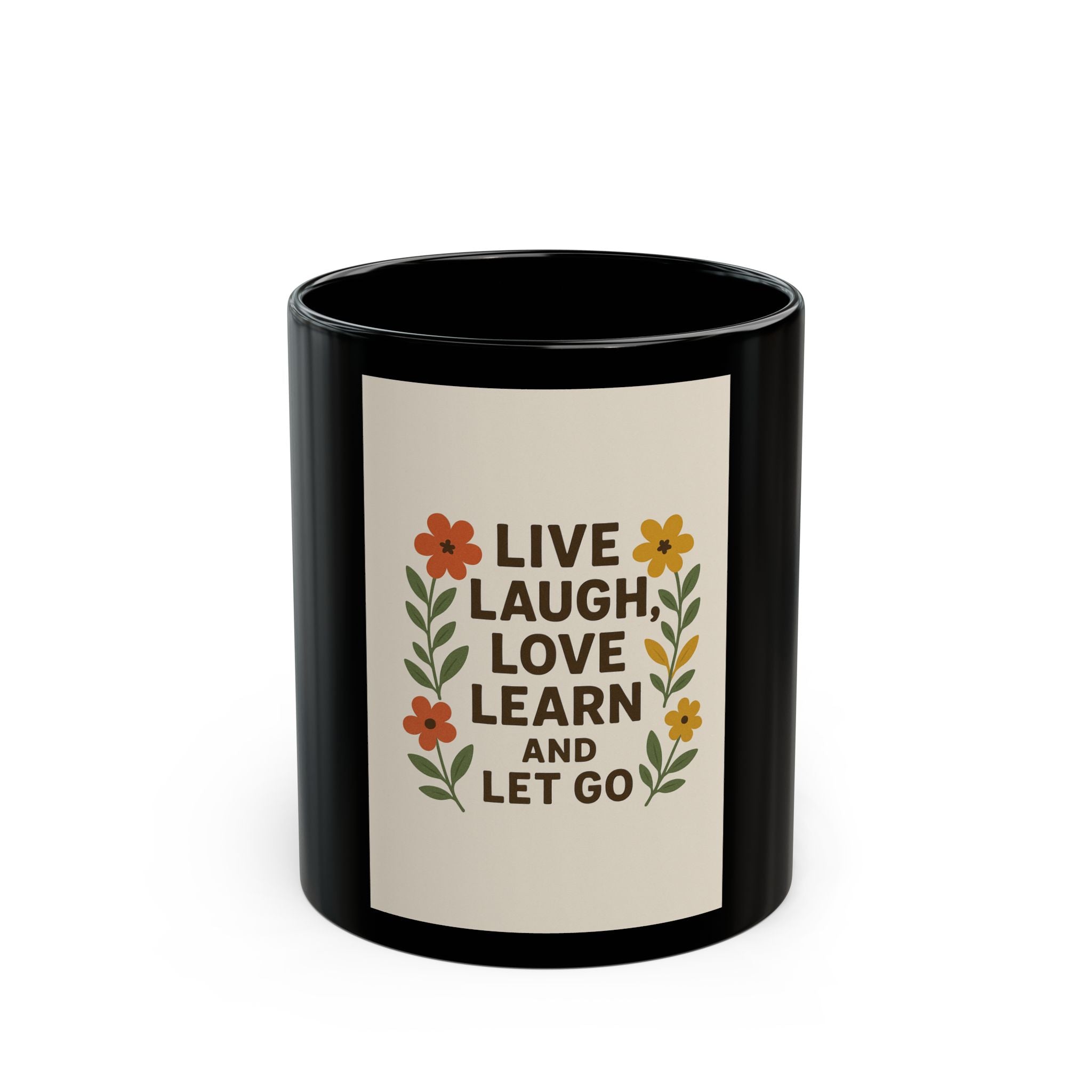 Floral Inspirational Quote Mug