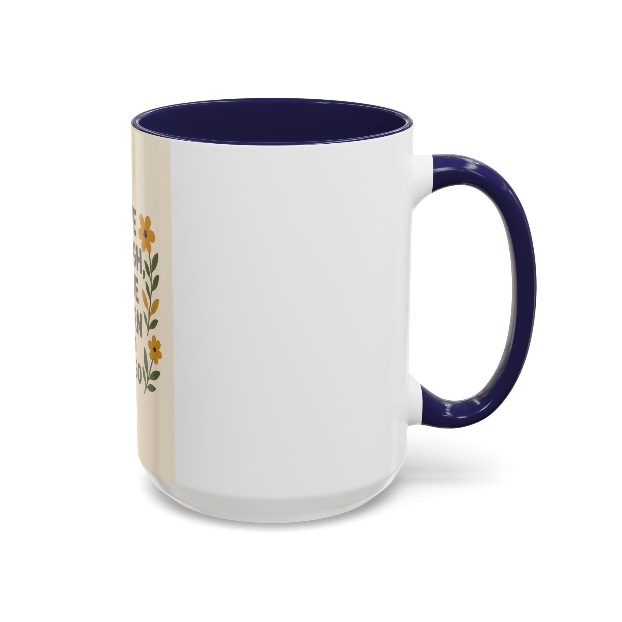 Inspirational Floral Coffee Mug - Live Laugh Love Learn
