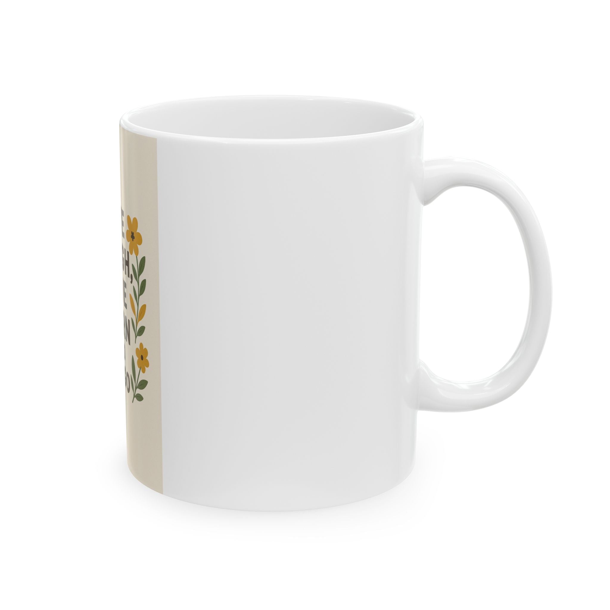 Live Laugh Love Ceramic Mug - Inspirational Coffee Cup for Home & Office